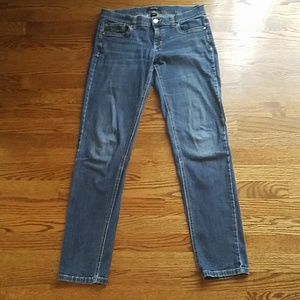 WHBM Noir Slim Leg Jeans